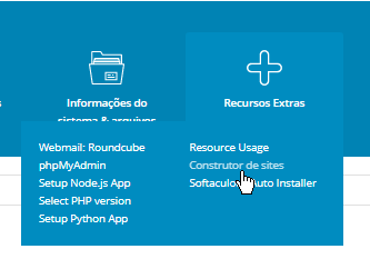 Construtor de Sites