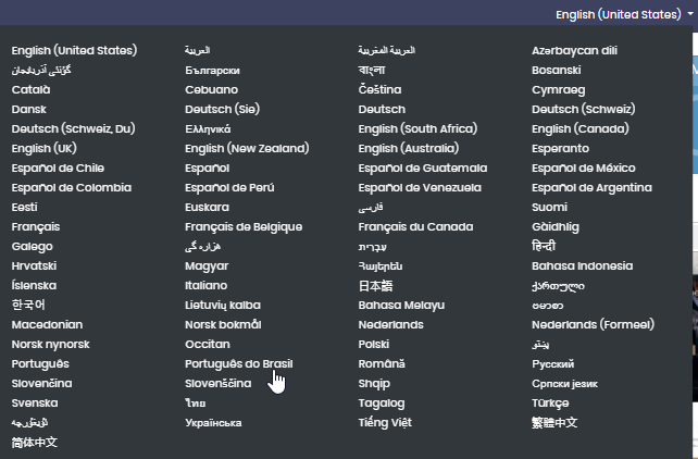 Traduzindo Painel Admin SitePad - DirectAdmin