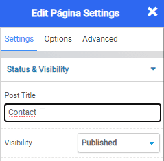 Nome da Página - SitePad
